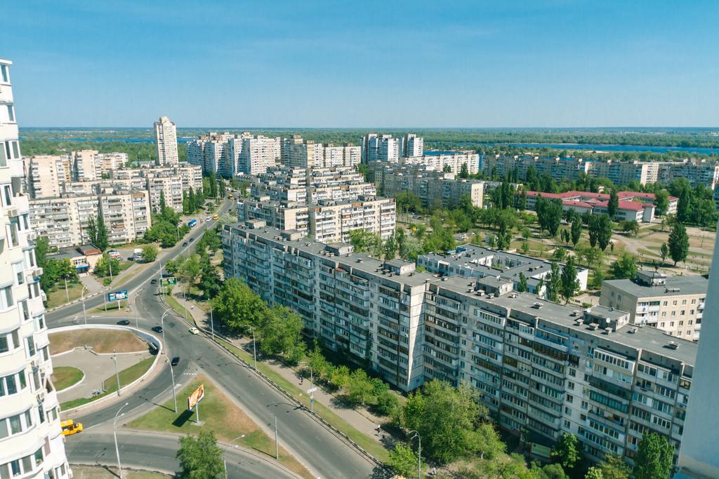 Penthouse Apartment Panoramic View Kiev Luaran gambar
